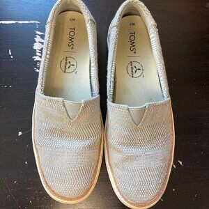 Womens Toms Flats Canvas Size 7